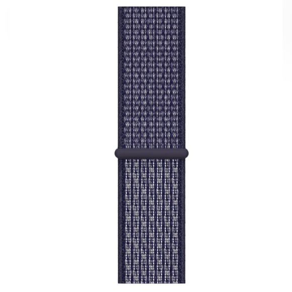 NIKE Sport Purple Pulse Nylon 42 44 45 Apple Watch SE 8 7 6 5 Loop Band Strap - Picture 4 of 10